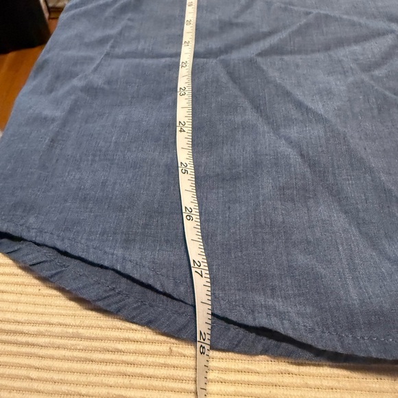 Steel & Jelly London Casual Blue Button Down Shirt with Classic Collar - Picture 7 of 8